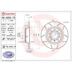Brzdový kotouč BREMBO 08.A202.75 – Hledejceny.cz