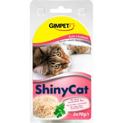 GimBorn GimCat ShinyCat kuře krab 2 x 70 g – Sleviste.cz
