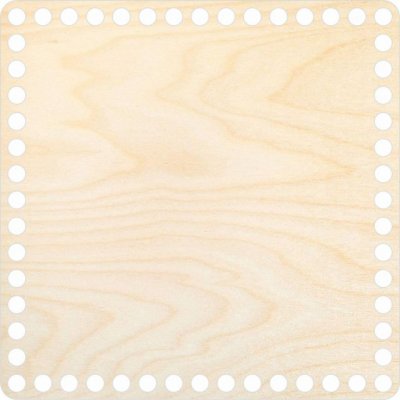 Chráněná dílna Dřevěný svět Dno na košík - čtverec 20 x 20 cm, přírodní – Zboží Dáma