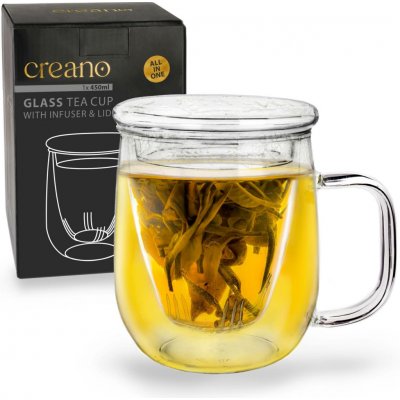 Creano čajový hrnek příprava čaje přímo v hrnku all in one 450 ml – Zboží Mobilmania