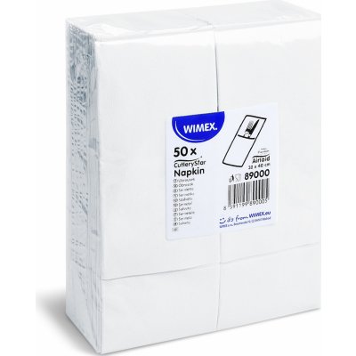 Wimex Ubrousek CutleryStar Premium bílý 32x40cm 50ks – Hledejceny.cz