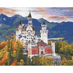 ZUTY Malování podle čísel ZÁMEK NEUSCHWANSTEIN Rozměr 40 x 50 cm Rámování bez rámu a bez vypnutí plátna – Hledejceny.cz