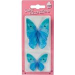 Dortisimo Dekorace z jedlého papíru Motýlci modří (8 ks) – Zboží Dáma