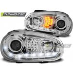 Tuning-Tec Přední čirá LED světla Volkswagen Golf IV (1997 - 2006) - chromované – Hledejceny.cz