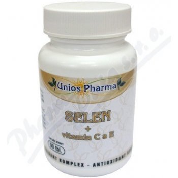 Unios Pharma Selen + Vitamín C a E 90 tablet