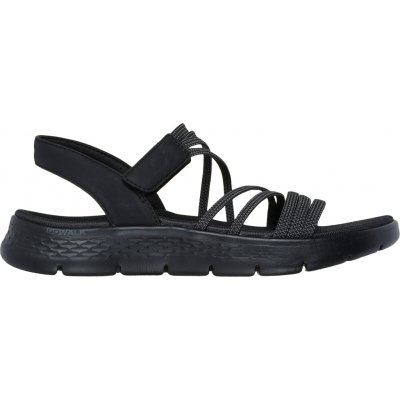 Skechers GO WALK FLEX SANDAL Černá – Zboží Mobilmania