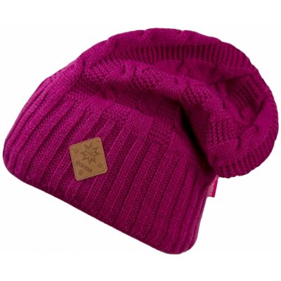 Kama pletená čepice merino A107 114 růžová – Sleviste.cz