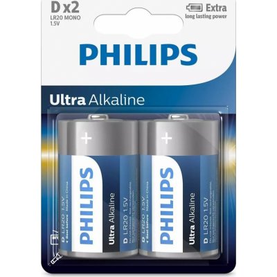 Philips Ultra Alkaline D 2ks LR20E2B/10 – Zboží Živě