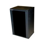 XtendLan 18U/600x450, na zeď, jednodílný, rozložený, skleněné dveře – Zboží Živě