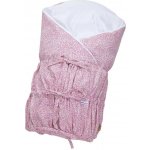 Little Angel Zavinovačka šněrovací pevná záda ANGEL Outlast starorůžová kvítka – Zboží Dáma