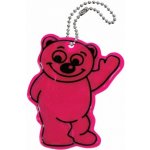 Přívěsek na klíče reflexní BEAR fialový – Zboží Dáma