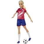 Barbie Fotbalová blond culík barevné # 9 U – Zboží Dáma