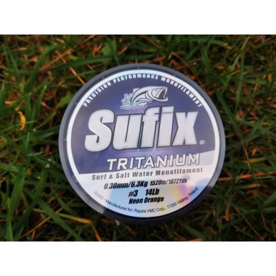 Sufix Tritanium Neon Orange 1520 m 0,3 mm 6,3 kg