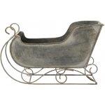 Chic Antique Dekorativní sáňky Antique Zinc, stříbrná barva, kov – Hledejceny.cz