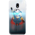 Pouzdro iSaprio Mimoň Superman 02 Samsung Galaxy J3 2017 mléčně zakalené – Zboží Mobilmania