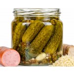 Zavarovacisklo.cz Zavařovací sklenice GURKEN čirá TO 82 72ks x 425ml – Zboží Dáma