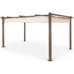 Blumfeldt Pantheon Rust, pergola, hliníkové hranaté trubky, 3 x 4 m, 4 rohové sloupy, voděodolná (GDW8-PaRust3x4-BR-BE) – Zboží Mobilmania