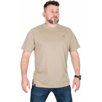 Fox Ltd LW large print T shirt tričko khaki – Zboží Dáma