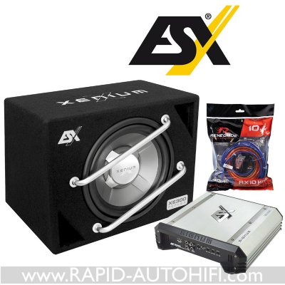 ESX Audio XE300 + SE260 + Rockford Fosgate RX10KIT – Sleviste.cz