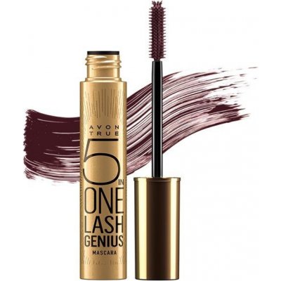 Avon Řasenka Lash Genius 5 v 1 Black Brown 10 ml