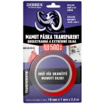 Den Braven Mamut Oboustranná a extrémně silná páska 19 mm × 1 mm x 2,5 m transparentní – Sleviste.cz
