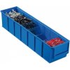 Úložný box Allit Plastový regálový box ShelfBox 91 x 400 x 81 mm modrý
