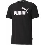 Puma pánské tričko ESS LOGO TEE 58666601 černá – Zboží Dáma