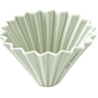 Origami Dripper keramický S matně zelený – Sleviste.cz