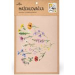 Lesní svět Nažehlovačka M 096 - Luční kvítí srdce – Zboží Dáma