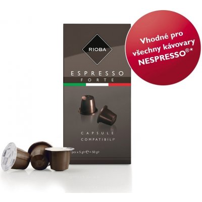 Rioba Espresso Forte kapsle pro Nespresso 10 ks – Zboží Mobilmania