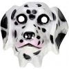 Dětský karnevalový kostým plastová maska Pes dalmatin