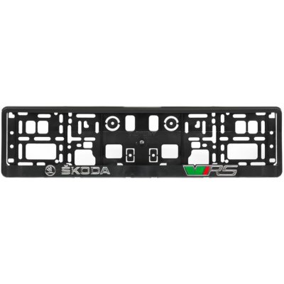 Podložka pod SPZ ŠKODA VRS barevná (2ks) | Zboží Auto