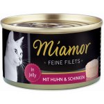 Miamor Feine Filets kuře & šunka 100 g – Zboží Mobilmania