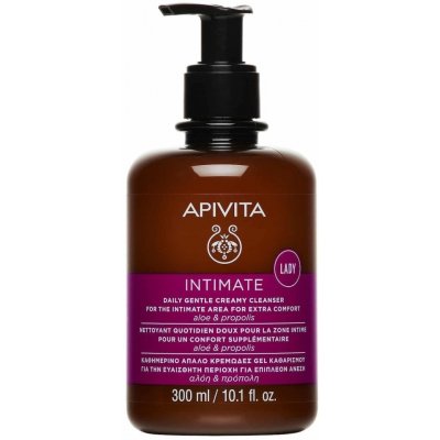 Apivita Intimate Lady Creamy Cleanser jemný gel na intimní hygienu pro každodenní použití 300 ml – Hledejceny.cz