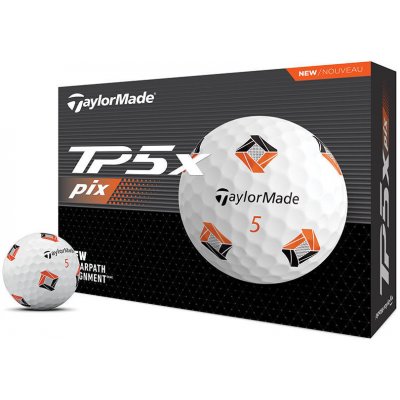 TaylorMade TP5 24 Pix 3.0 5-plášťový bílé 3 ks – Zbozi.Blesk.cz