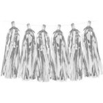 Girlanda střapce stříbrné 1,5 m – Zboží Dáma