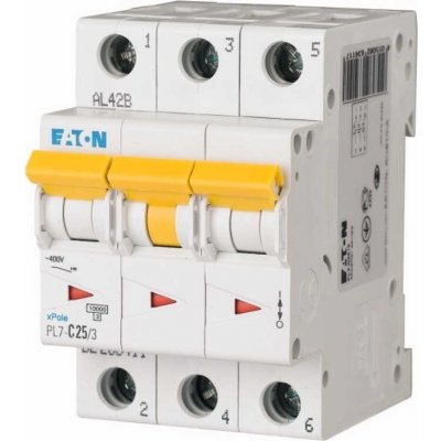 Eaton PL7-C25/3 3P 25A C 10kA – Sleviste.cz