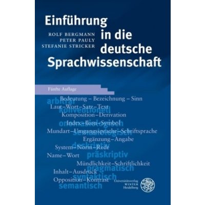 Einfhrung in die deutsche Sprachwissenschaft Stricker StefaniePaperback