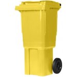 Naodpad Plastová popelnice 60 l žlutá – Zboží Mobilmania