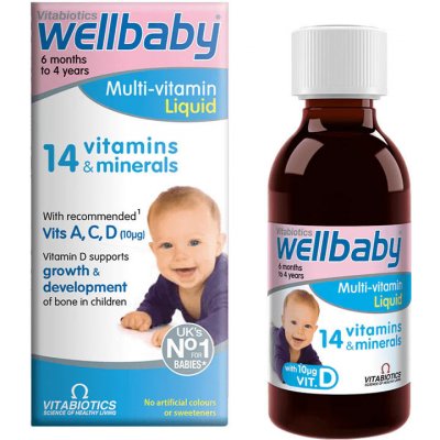 Vitabiotics Wellbaby Multi-vitamin Liquid 150 ml – Hledejceny.cz