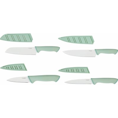 SILVERCREST Sada kuchyňských nožů 4dílná (Sada 4 kusů Mint) – Sleviste.cz