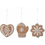 Vánoční odzoby Gingerbread II set 3 ks Bloomingville – Hledejceny.cz