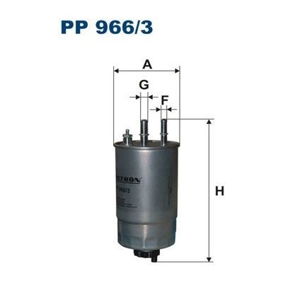 Palivový filtr FILTRON PP 966/3 – Zbozi.Blesk.cz