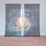 Sablio Záclony Světelný vír: 2ks 150x250cm – Zboží Mobilmania