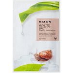 Mizon plátýnková 3D maska s filtrátem z hlemýždího extraktu pro vyhlazení a výživu pleti Joyful Time Essence Mask Snail 23 g – Zboží Mobilmania