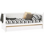 Kondela GLAMIS s přistýlkou borovicové dřevo bílá – Sleviste.cz