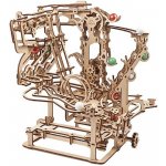 Ugears 3D dřevěné mechanické puzzle Kuličková dráha řetězová – Zbozi.Blesk.cz