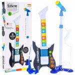 Mamido dětská elektrická kytara s mikrofonem černá – Zboží Dáma