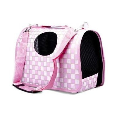 animALL Taška pink squares L 50 x 22 x 30 cm – Sleviste.cz