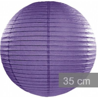 Lampion kulatý 35cm fialový – Zbozi.Blesk.cz
